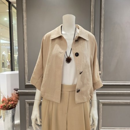 린넨 루즈핏 나그란 자켓