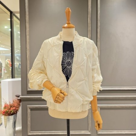 레이스 니트 꼬임 점퍼