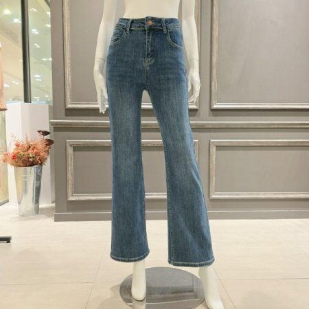 세미와이드 일자 데님