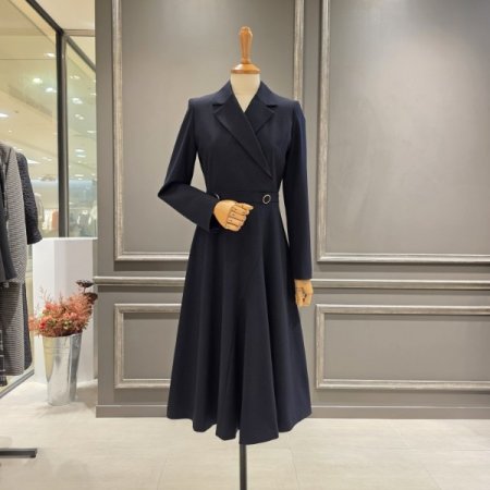 A라인 카라넥 원피스