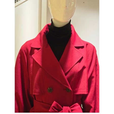 벨티드 트렌치 코트