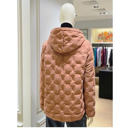 후드넥 집업 구스다운 점퍼