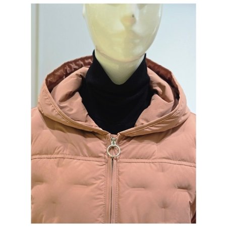 후드넥 집업 구스다운 점퍼