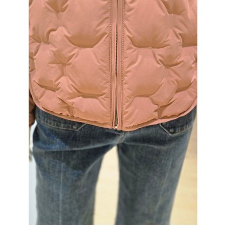 후드넥 집업 구스다운 점퍼