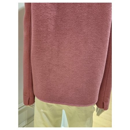 페이크 포켓 노카라 코트