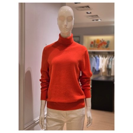 베이직 솔리드 터틀넥 니트