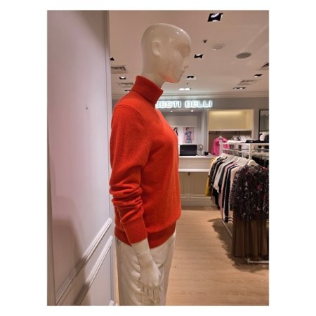 베이직 솔리드 터틀넥 니트