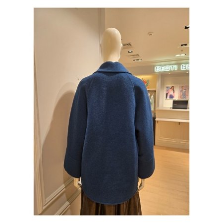 울 혼방 레글런 코트