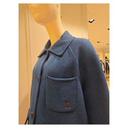 울 혼방 레글런 코트