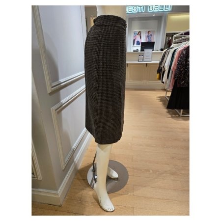 언발 슬릿 스커트