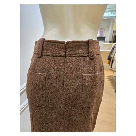 언발 슬릿 스커트