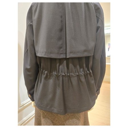 스트링 더블 트렌치 자켓