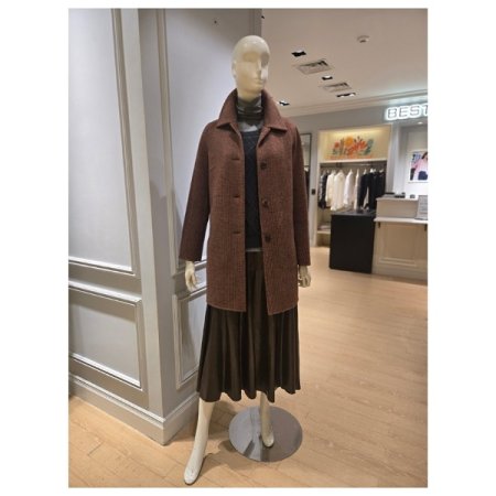 울 블랜디드 하프 코트