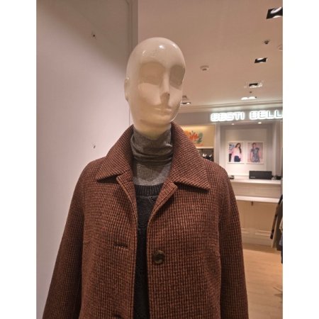 울 블랜디드 하프 코트