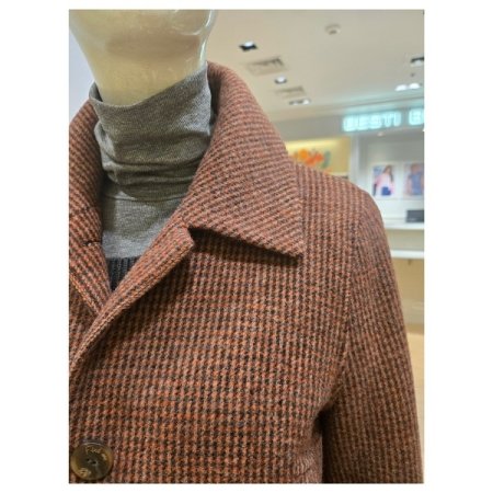 울 블랜디드 하프 코트