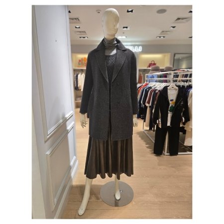 울 블랜디드 테일러드 코트