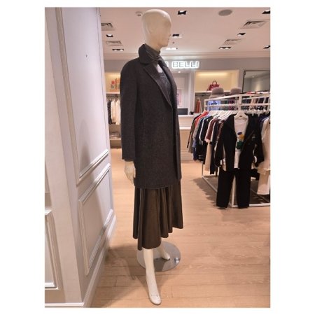 울 블랜디드 테일러드 코트