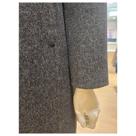 울 블랜디드 테일러드 코트