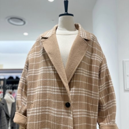 핸드메이드 롱 더블코트