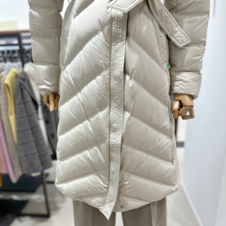 폭스퍼 덕다운 롱패딩점퍼