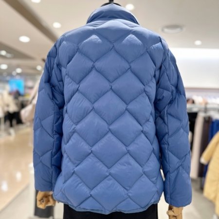 덕다운 다이아 퀼팅 점퍼