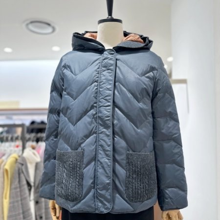 퀼팅 후드 점퍼