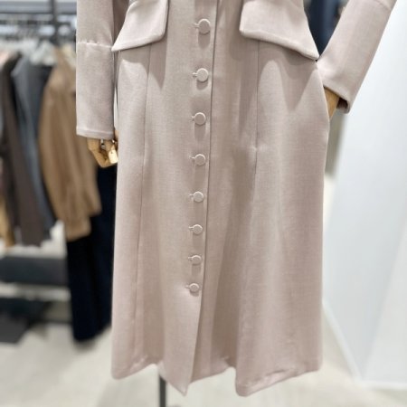 페미닌 벨티드A라인 원피스