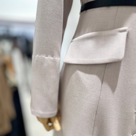 페미닌 벨티드A라인 원피스