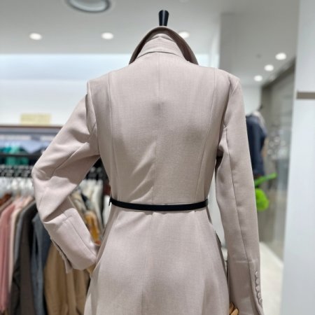 페미닌 벨티드A라인 원피스