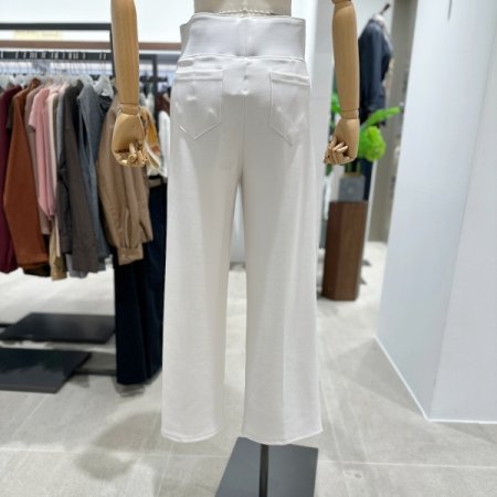 보정 밴딩 와이드 팬츠