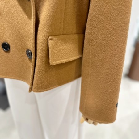 핸드메이드 니트카라 울 자켓