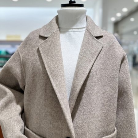 핸드메이드 울 원버튼 자켓