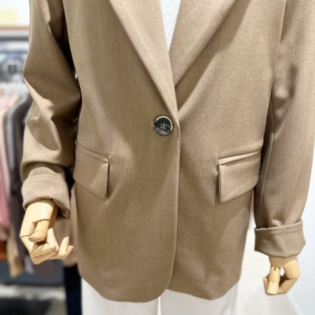 테일러카라 원버튼자켓