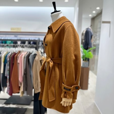 울 벨티드 핸드메이드 자켓