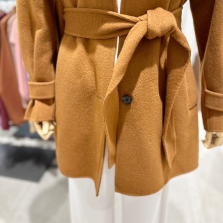 울 벨티드 핸드메이드 자켓