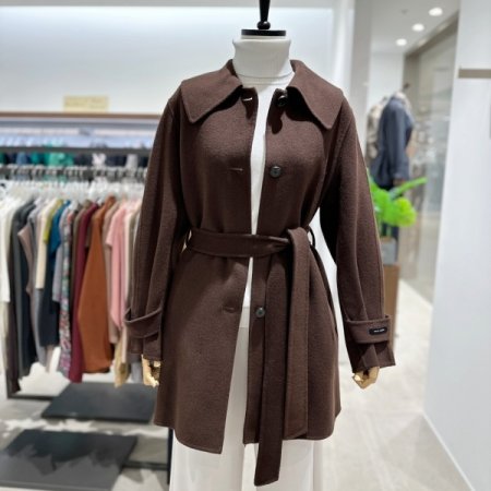 울 벨티드 핸드메이드 자켓