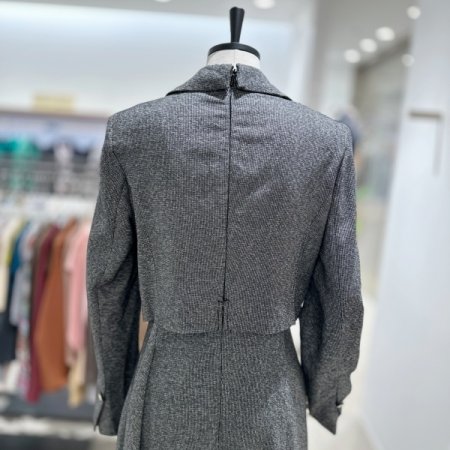 자켓 레이어드 원피스