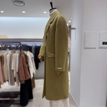 더블버튼 울 코트