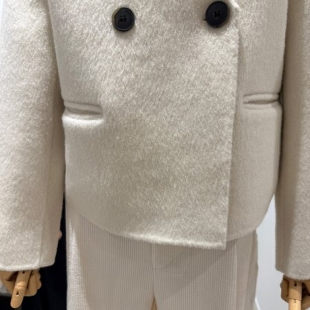 핸드메이드 더블 울 자켓