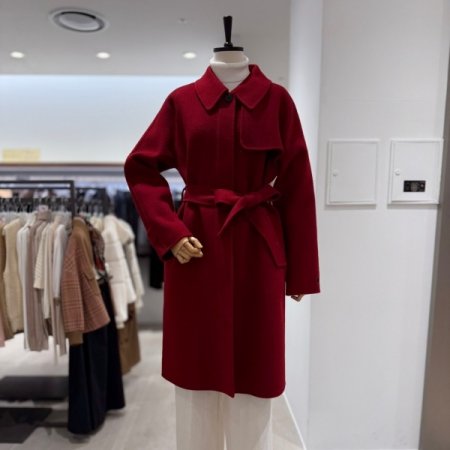 울 트렌치형 코트