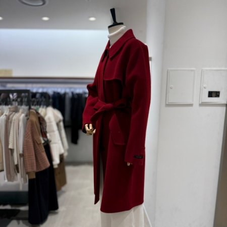 울 트렌치형 코트