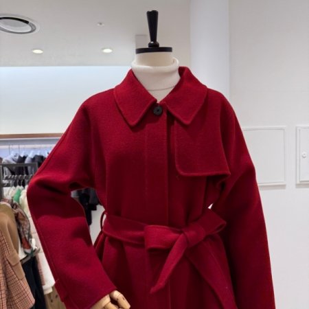 울 트렌치형 코트