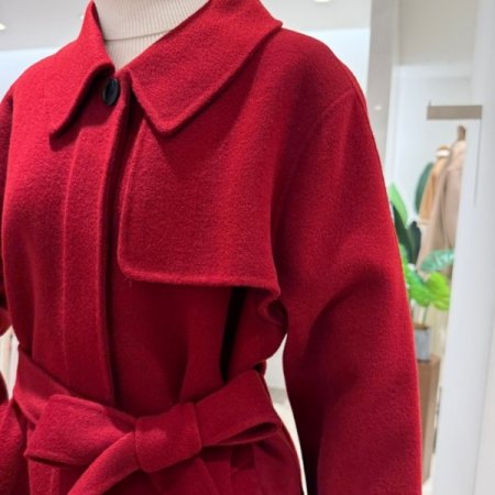 울 트렌치형 코트