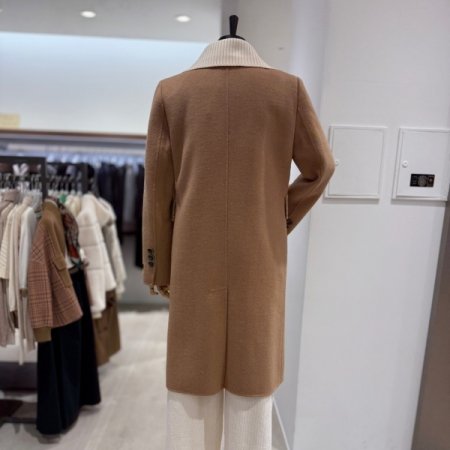 핸드메이드 울 롱 코트