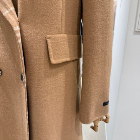 핸드메이드 울 롱 코트