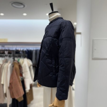 물결 경량 패딩점퍼