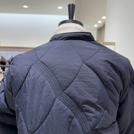 물결 경량 패딩점퍼