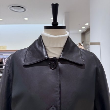 스탠카라 양가죽 재킷