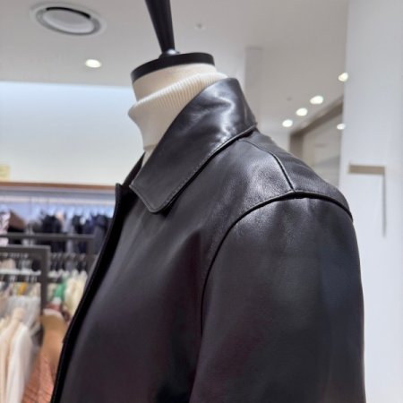 스탠카라 양가죽 재킷