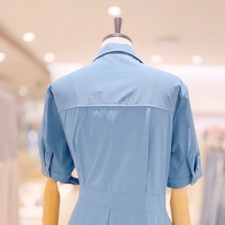 허리 리본 원피스